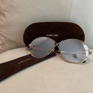 Tom Ford Rania mirrored sunglasses